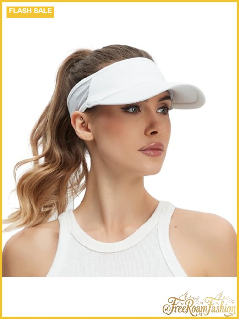 Lightweight UPF50+ Stretch Athletic Sun Visor for Running and Golf
